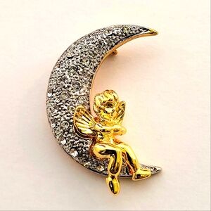 Little angel on the moon